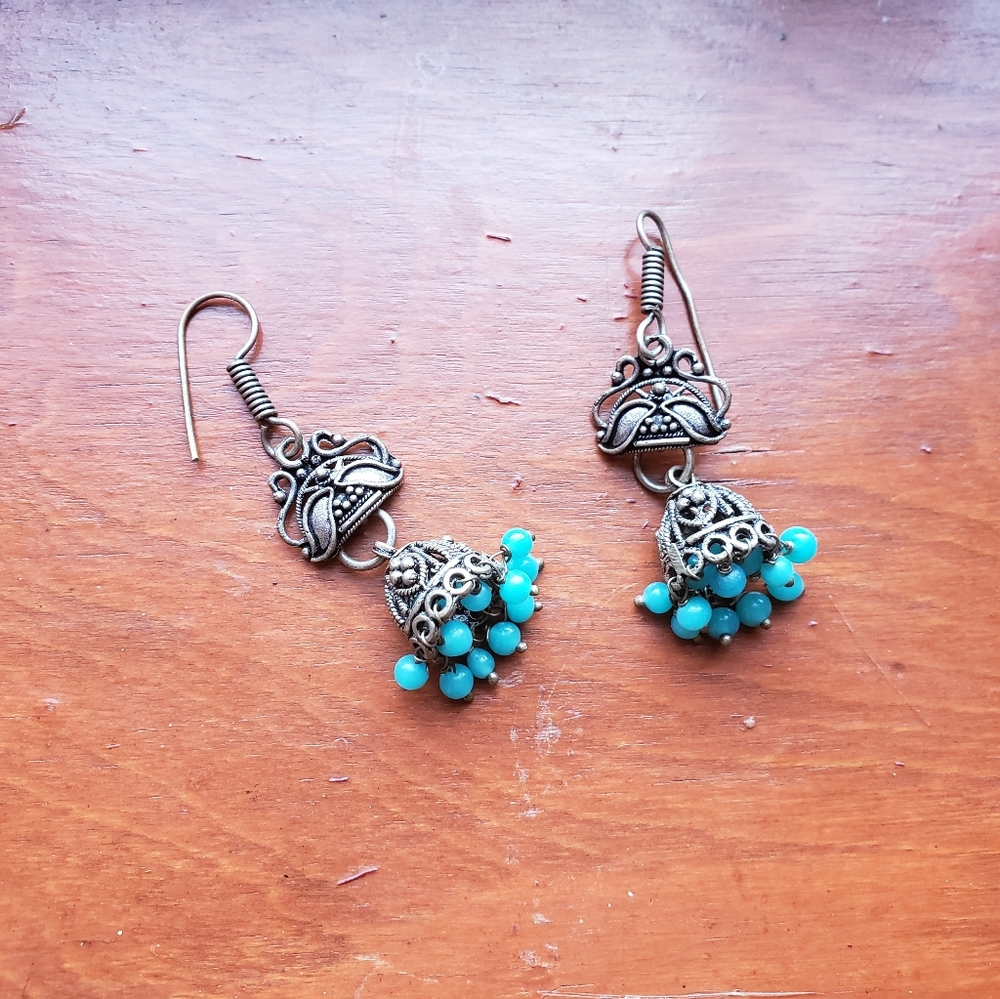 Indian jhumkis